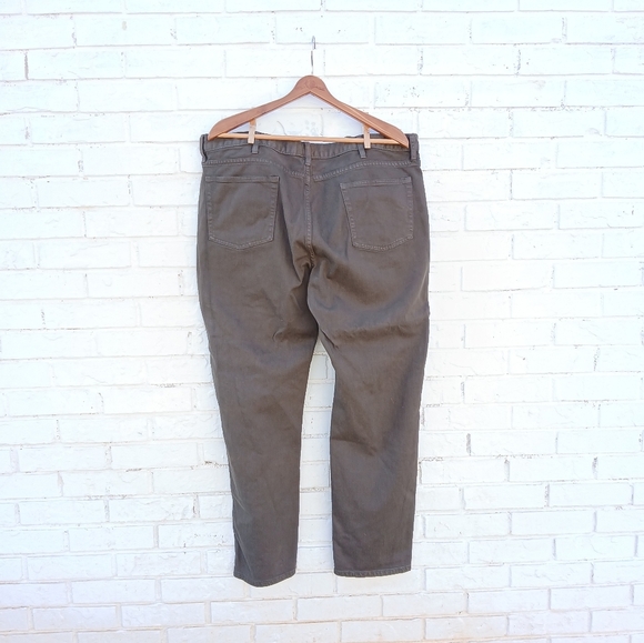 Brooks Brothers Red Fleece Jeans Olive Green - Picture 4 of 6